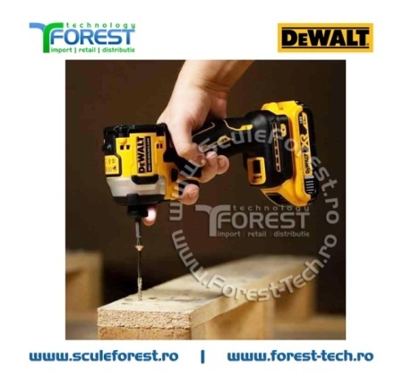 Masina de insurubat cu impact DeWalt DCF850P2T cu 2 acumulatoare Li-Ion, 18 V, 5 Ah, 205 Nm, M16, valiza - Img 5
