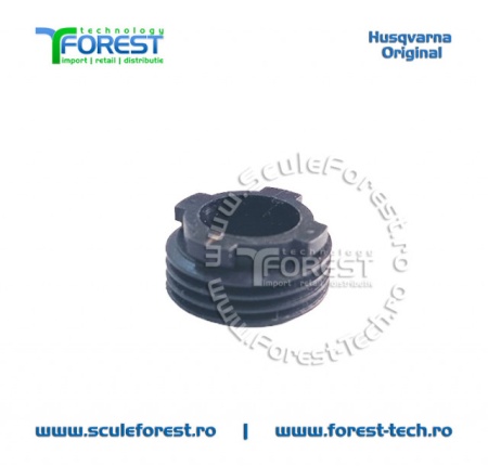 Melc ulei (pinion) original pentru pompa ulei drujba Husqvarna 61, 266, 268 , Jonsered 625, 630, 670 - Img 3
