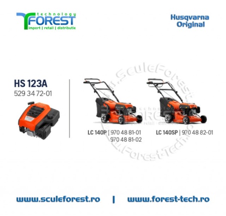 Motor complet masina tuns gazon Husqvarna LC 140P, Husqvarna LC 140SP - Img 8