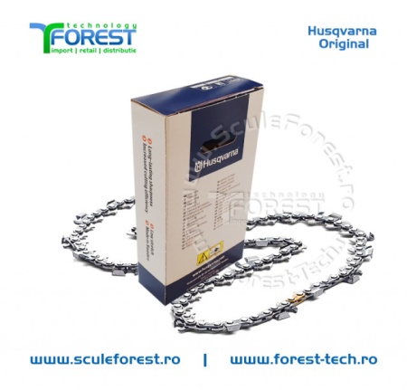 Pachet 5 lanturi drujba Husqvarna X-CUT 14"(35cm), 26 dinti, pas 3/8, canal 1.3mm S93G - Img 2