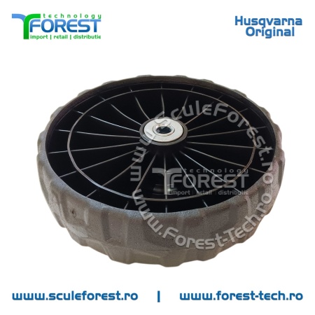 Roata fata originala pentru masina tuns gazon Husqvarna LC151, LC151S, LC356V, LC356VP, LC153S - Img 4