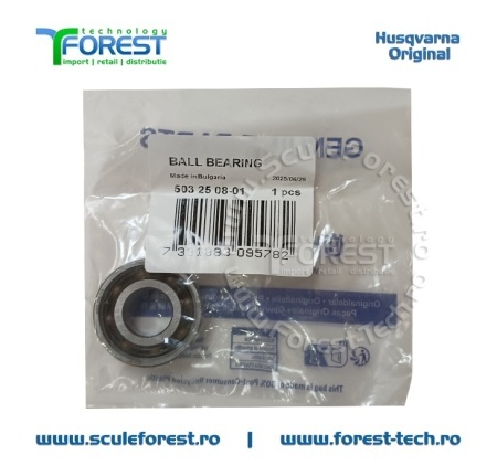 Rulment cu bile original la angrenaj unghiular motocoasa Husqvarna 545RX, 545RXT, 555FXT, 555RXT, 343R, 355FX, 355RX - Img 7