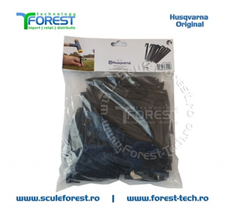 Scoabe montaj / fixare fir perimetral - blister pack 100 buc. - Img 2