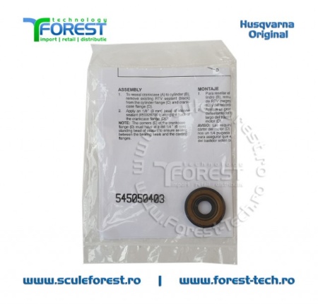 Semering original motocoasa Husqvarna 125R / 128 R - Img 3