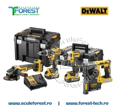 Set 4 scule electrice cu acumulatori Dewalt DCK422P3 - Img 2