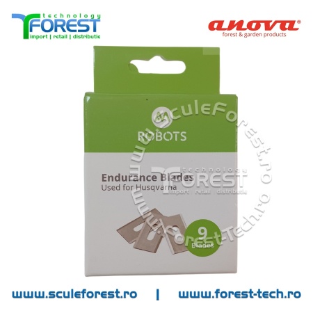 Set 9 cutite Anova HIGH RESISTANCE pentru automower (robot de tuns gazonul) Husqvarna - Img 8