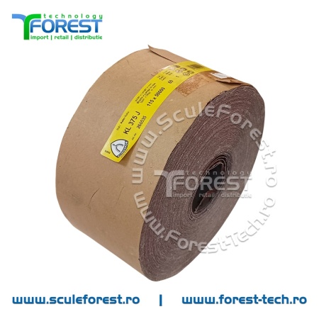 Smirghel Klingspor KL375J 115mm suport textil - granulatie 60 - metru liniar - Img 7