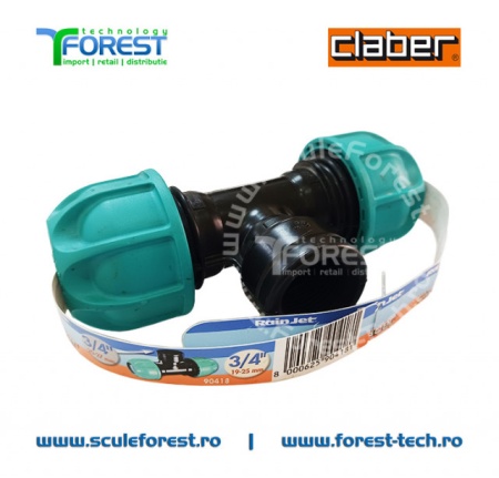 Teu Claber Ø3/4" cu mufa filetata F de Ø3/4" - Img 8