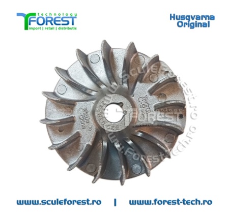 Volanta originala pentru motocoasa Husqvarna 125C, 125R, 128C, 128R, 128LDX, Jonsered 2128, McCulloch B28B, B28PS - Img 2