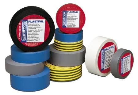 Banda izolatoare NASTRO PLASTIVIL cu autostingere GRI 25m x 19mm - Img 2