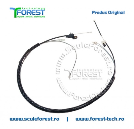 Cablu acceleratie complet original pentru motocoasa Husqvarna 355RX, 555RXT - Img 3