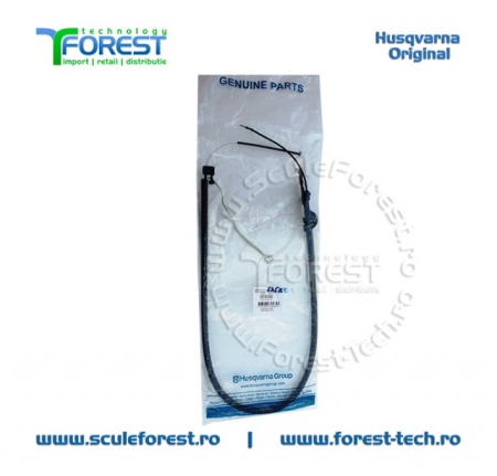 Cablu acceleratie complet original pentru motocoasa Husqvarna 545RX, 545RXT, 545FX, 545FXT - Img 6