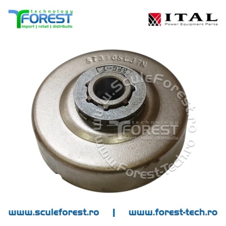 Carcasa ambreiaj compatibila pentru drujba Stihl 026, MS260, MS270, MS280 cu sproket si rulment pas .325" - Img 4