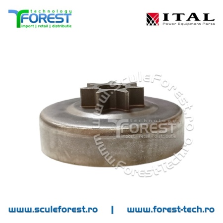 Carcasa ambreiaj compatibila pentru drujba Stihl 026, MS260, MS270, MS280 cu pinion fix si rulment pas .325" - Img 5