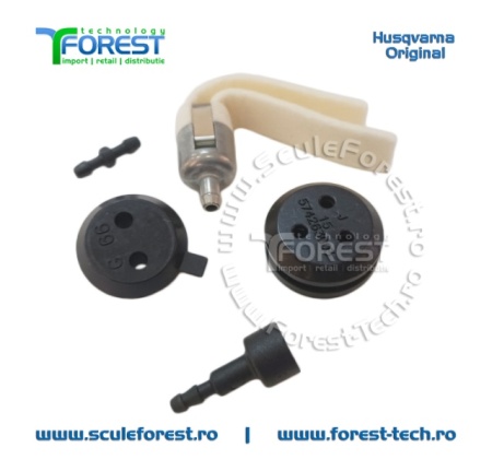 Conducta (furtun) carburant (set) originala motocoasa Husqvarna 129R, 325R - Img 5