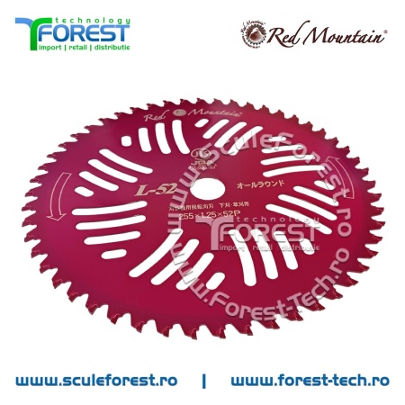 Disc (cutit) motocoasa VIDIA, arbusti 255mm 52dinti | SculeForest - Img 4