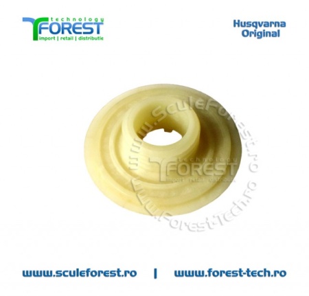 Melc ulei (pinion) original pentru pompa ulei drujba Husqvarna 562XP - Img 3