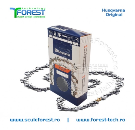 Pachet 5 lanturi drujba Husqvarna X-CUT 14"(35cm), 26 dinti, pas 3/8, canal 1.3mm S93G - Img 3