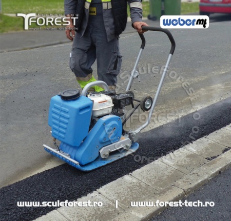 Placa vibranta ASFALT WEBER CF 2A Hd - motor benzina Honda - Img 3