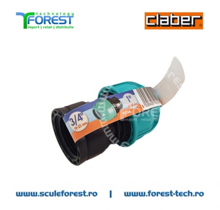 Racord filetat F Claber 3/4” - 1/2” Ø 20mm - Img 7