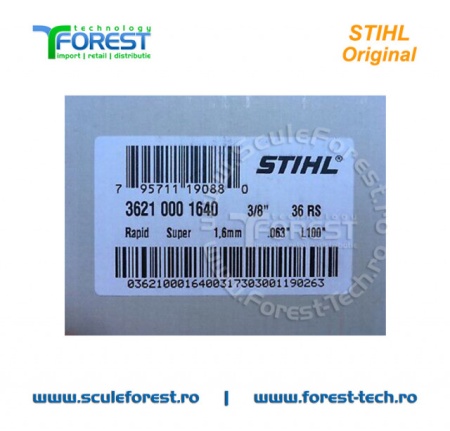 Rola lant drujba 36RSC STIHL pas 3/8 canal 1.6mm - Img 5