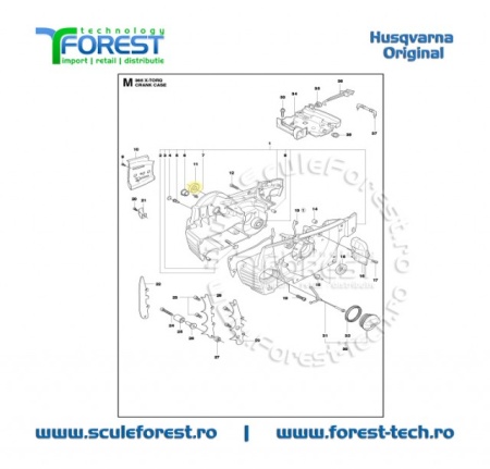 Semering original rulment ambielaj drujba Husqvarna 365, 371 XP, 372 XP - Img 4