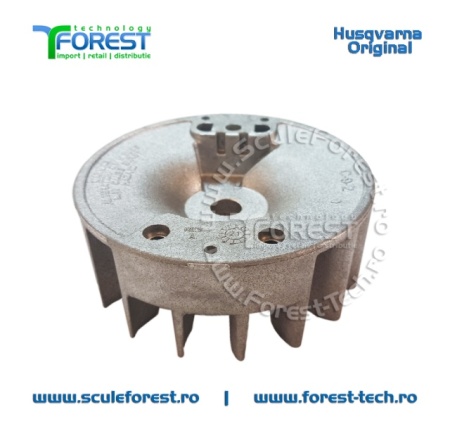 Volanta originala pentru motocoasa Husqvarna 125C, 125R, 128C, 128R, 128LDX, Jonsered 2128, McCulloch B28B, B28PS - Img 3