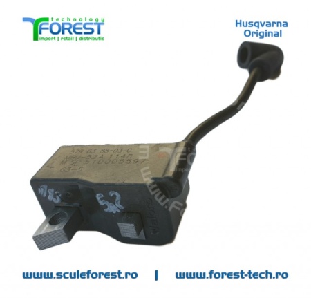 Bobina aprindere originala pentru drujba Husqvarna 435, 440, 445, 450, Jonsered CS2240, CS2240S, CS2245, CS2250 - Img 3