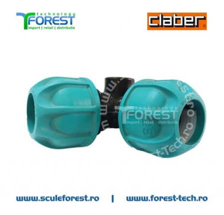 Cot Claber de 90° cu mufe de 3/4" si conector de legatura de 1/2" - Img 5