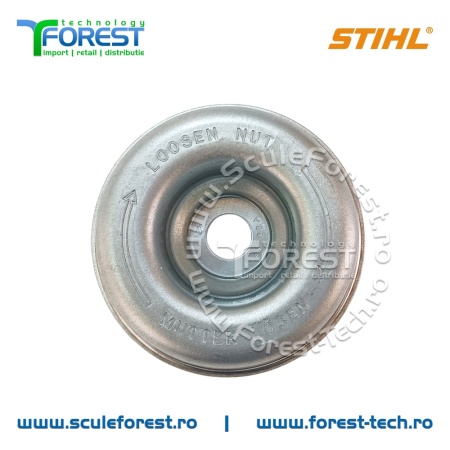 Cupa suport de protectie la disc originala ptr. motocoasele Stihl FS55, FS56, FS100, FS120, FS250 - Img 2