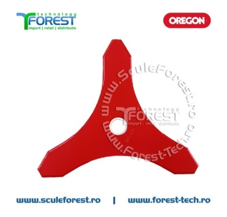Disc (cutit) motocoasa Oregon pt.iarba, 255mm, 3 cutite | SculeForest - Img 2