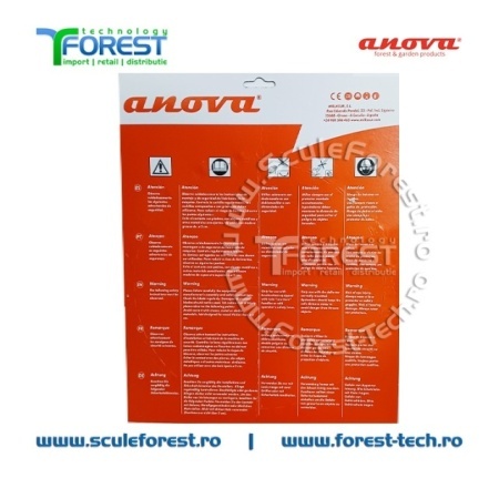 Disc (cutit) motocoasa VIDIA Anova, arbusti 255mm 20 dinti profil curb anti-recul | SculeForest - Img 7