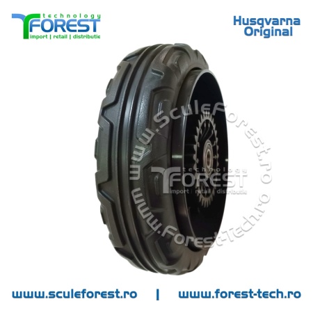 Roata fata originala pentru masina tuns gazon Husqvarna R147S, R151S, R153S - Img 7