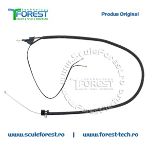 Cablu acceleratie complet original pentru motocoasa Husqvarna 232R, 235R - Img 2