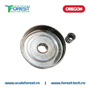 Carcasa ambreiaj Oregon pentru drujba Husqvarna 435, 435e, 440, 440e cu pinion fix si rulment pas .325" - Img 4
