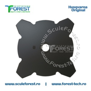 Disc (cutit) motocoasa Husqvarna Grass pt.iarba, 255mm, 4 cutite | SculeForest
