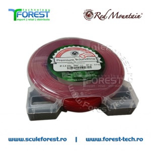 Fir motocoasa (damil) 2.4mm x 87m RedRound | SculeForest - Img 2