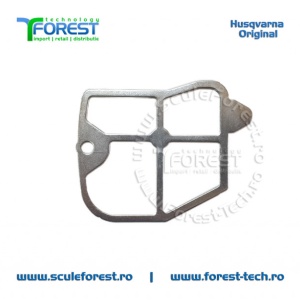 Garnitura metalica originala pentru suport filtru aer la drujba Husqvarna 120 Mark II, 235, 235e, 240, 240e - Img 3