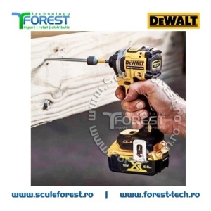 Masina de insurubat cu impact DeWalt DCF850P2T cu 2 acumulatoare Li-Ion, 18 V, 5 Ah, 205 Nm, M16, valiza - Img 6