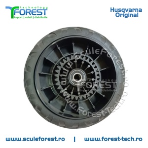 Roata fata originala pentru masina tuns gazon Husqvarna R147S, R151S, R153S - Img 4
