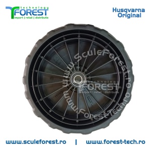 Roata spate originala pentru masina tuns gazon Husqvarna LC247, LC247i, LC247iX, LC247Li - Img 3