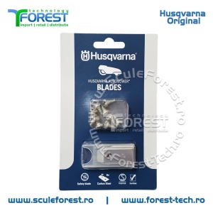 Set 9 cutite CARBON STEEL pentru automower (robot de tuns gazonul) Husqvarna