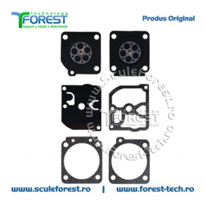 Set membrane carburator original drujba Husqvarna 40, 51, 55, Jonsered CS2045, CS2050, motocoasa Husqvarna 245R, 245RX - Img 1