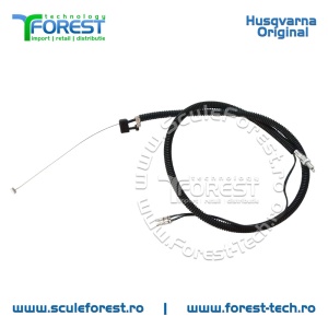 Cablu acceleratie original complet pentru motocoasa Husqvarna 333R MarkII - Img 3