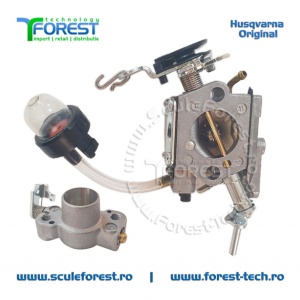 Carburator original model Walbro pentru drujba Husqvarna 130, 135 MarkII