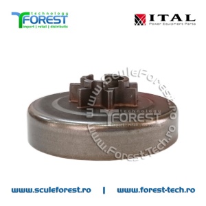 Carcasa ambreiaj compatibila pentru drujba Husqvarna 435, 435e, 440, 440e cu pinion fix si rulment pas .325" - Img 4
