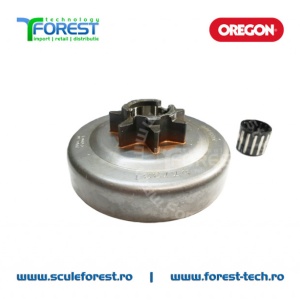 Carcasa ambreiaj Oregon pentru drujba Husqvarna 435, 435e, 440, 440e cu pinion fix si rulment pas .325" - Img 5