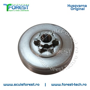 Carcasa ambreiaj originala pentru drujba Partner P340S, P350S, P360S cu pinion fix pas .3/8" - Img 6