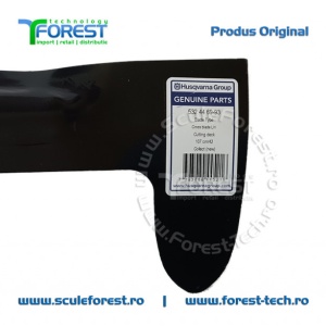 Cutit original dreapta pentru tractor Husqvarna CTH140, CTH150, CTH180, CTH210, CTH220, TC342T - 540mm - Img 6
