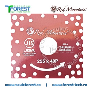 Disc (cutit) motocoasa BASIC VIDIA, arbusti 255mm 40dinti | SculeForest - Img 5